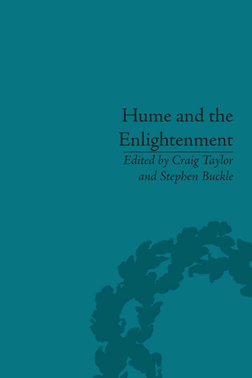 Book cover of Hume and the Enlightenment: The Unity And Purpose Of An Enquiry Concerning Human Understanding