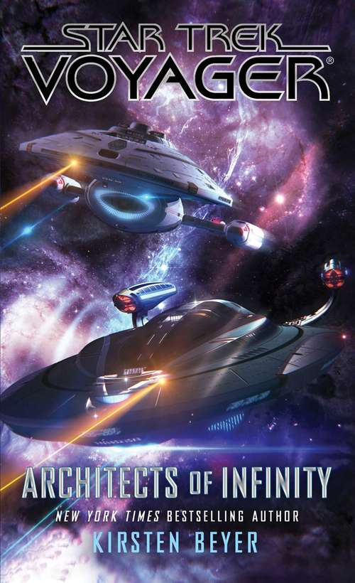 Book cover of Architects of Infinity (Star Trek: Voyager)