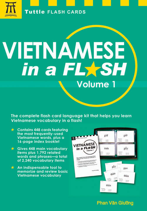 Book cover of Vietnamese in a Flash Volume 1