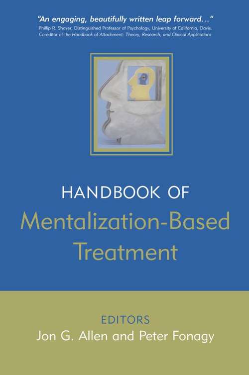Book cover of Handbook of Mentalization-Based Treatment
