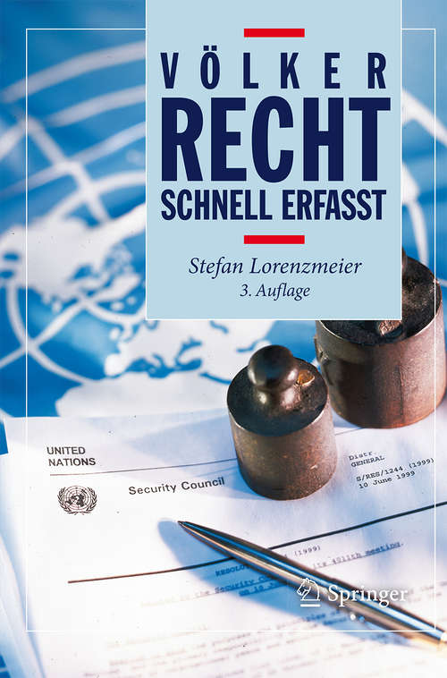 Book cover of Völkerrecht - Schnell erfasst