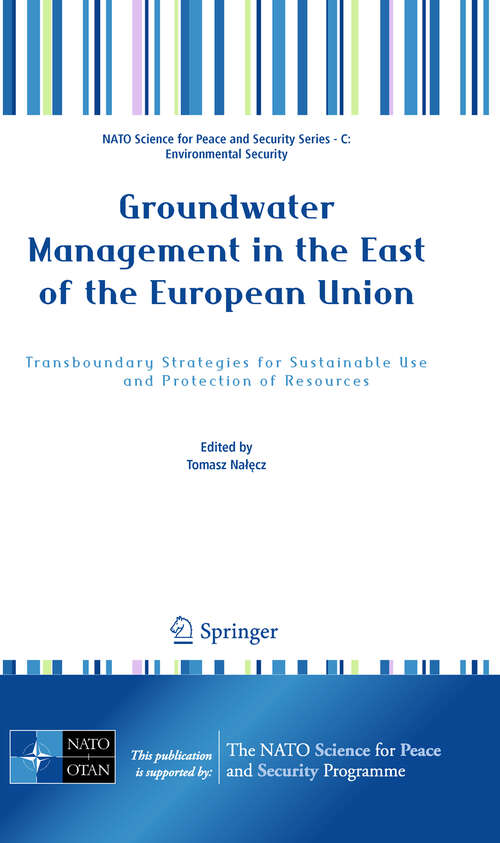 Book cover of Groundwater Management in the East of the European Union