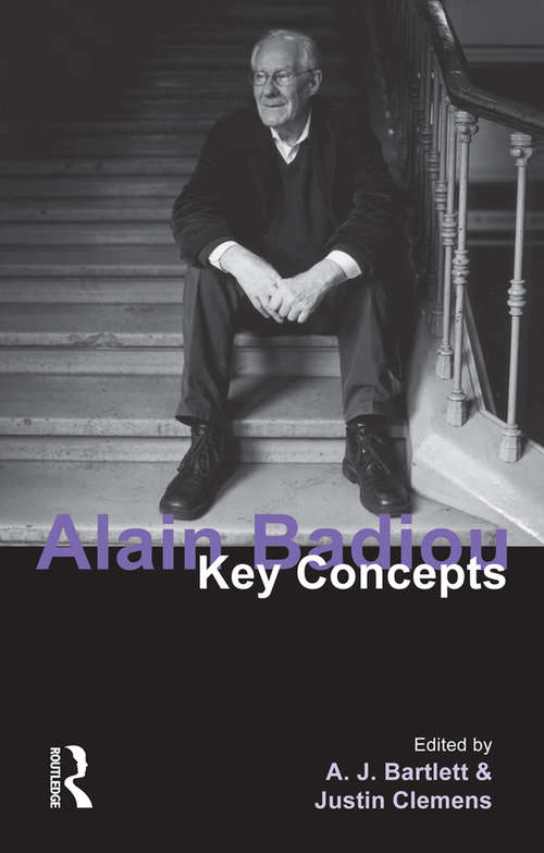 Book cover of Alain Badiou: Key Concepts (Key Concepts)