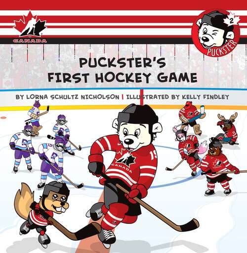 Book cover of Puckster's First Hockey Game (Puckster)
