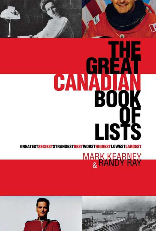 Book cover of The Great Canadian Book of Lists