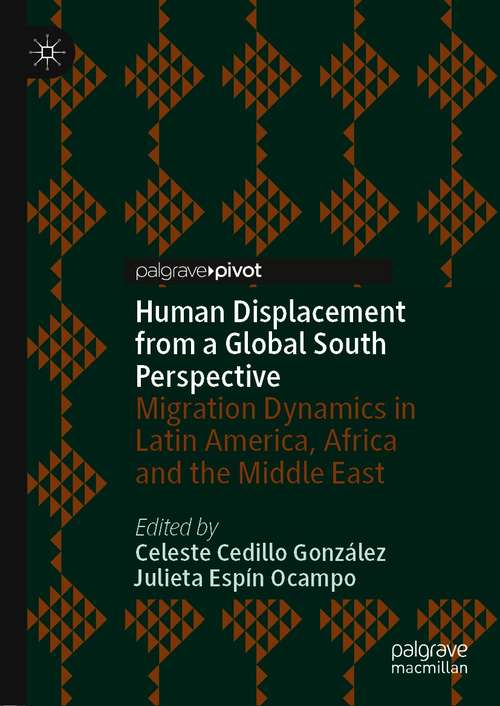 Book cover of Human Displacement from a Global South Perspective: Migration Dynamics in Latin America, Africa and the Middle East (1st ed. 2021)