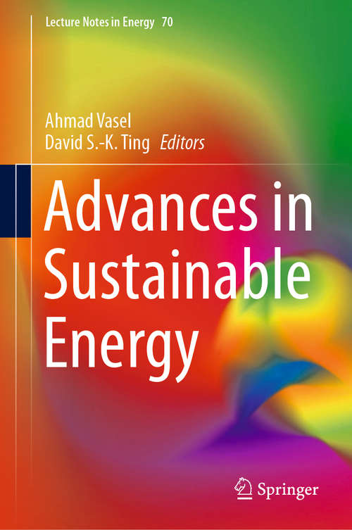 Book cover of Advances in Sustainable Energy (1st ed. 2019) (Lecture Notes in Energy #70)