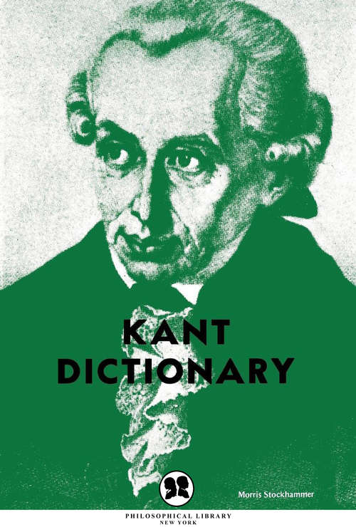 Book cover of Kant Dictionary