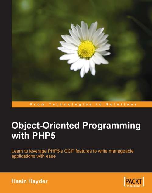Book cover of Object-Oriented Programming with PHP5