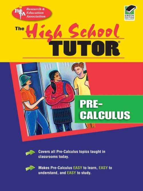 Book cover of High School Pre-Calculus Tutor (High School Tutors Study Guides)