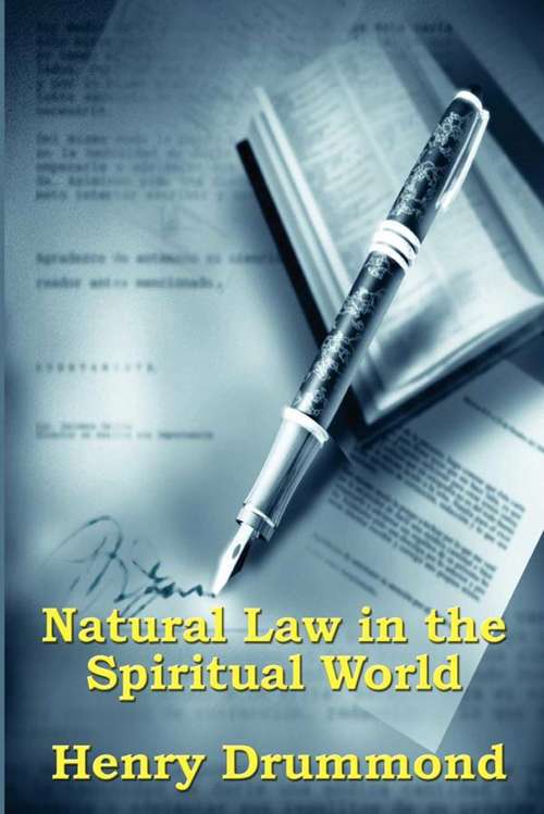 Book cover of Natural Law in the Spiritual World