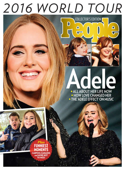 Book cover of PEOPLE Adele: 2016 World Tour