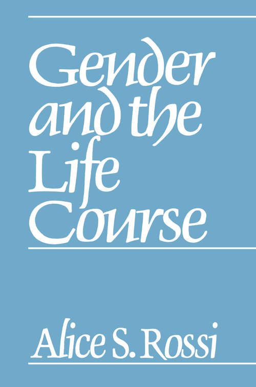 Book cover of Gender and the Life Course