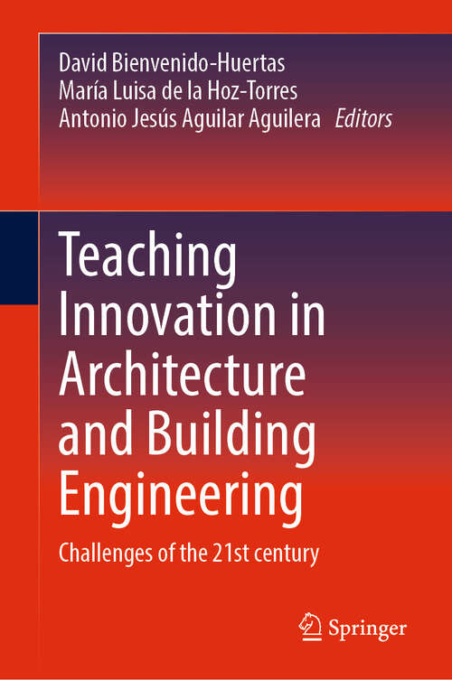 Book cover of Teaching Innovation in Architecture and Building Engineering: Challenges of the 21st century (2024)