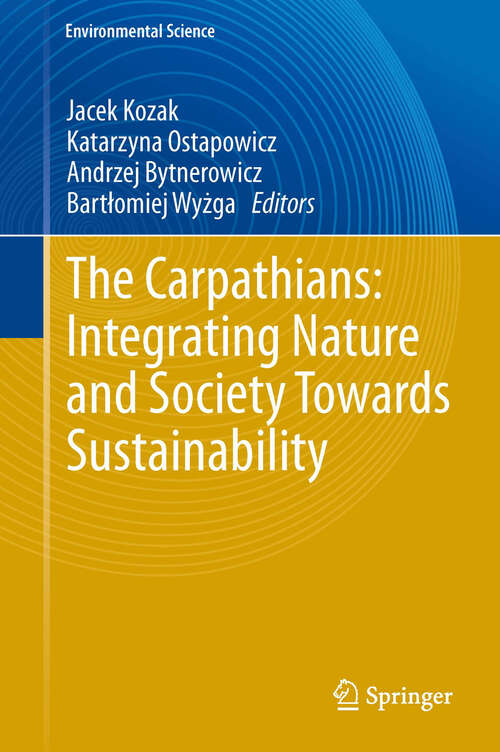 Book cover of The Carpathians: Integrating Nature and Society Towards Sustainability