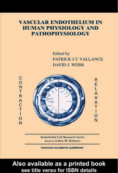 Book cover of Vascular Endothelium in Human Physiology and Pathophysiology