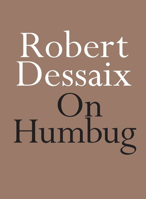 Book cover of On Humbug