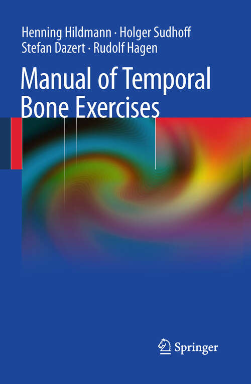 Book cover of Manual of Temporal Bone Exercises