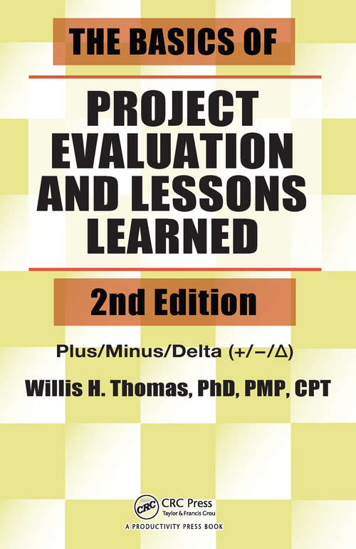 Book cover of The Basics of Project Evaluation and Lessons Learned