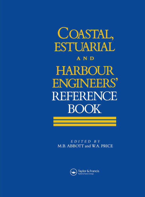 Book cover of Coastal, Estuarial and Harbour Engineer's Reference Book (1)