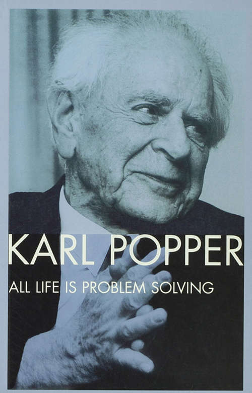 Book cover of All Life is Problem Solving