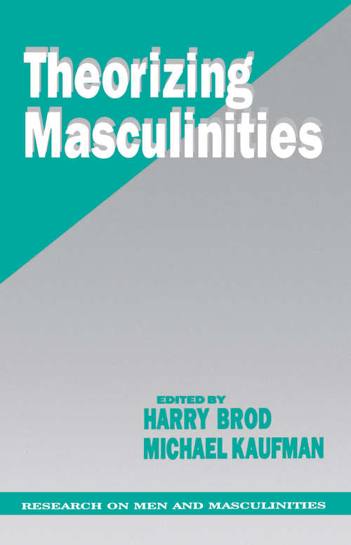 Book cover of Theorizing Masculinities