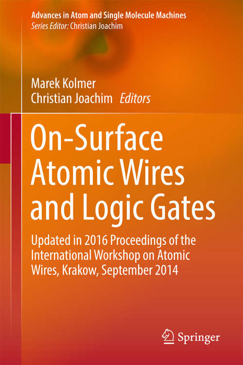 Book cover of On-Surface Atomic Wires and Logic Gates