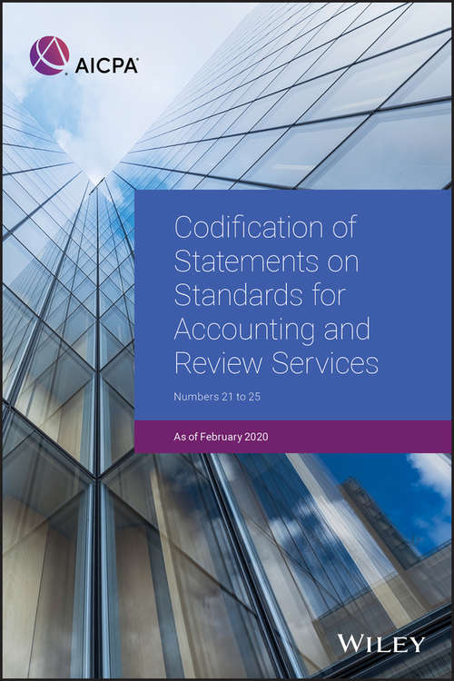 Book cover of Codification of Statements on Standards for Accounting and Review Services, Numbers 21 - 25: Numbers 21 - 24 (2) (AICPA)
