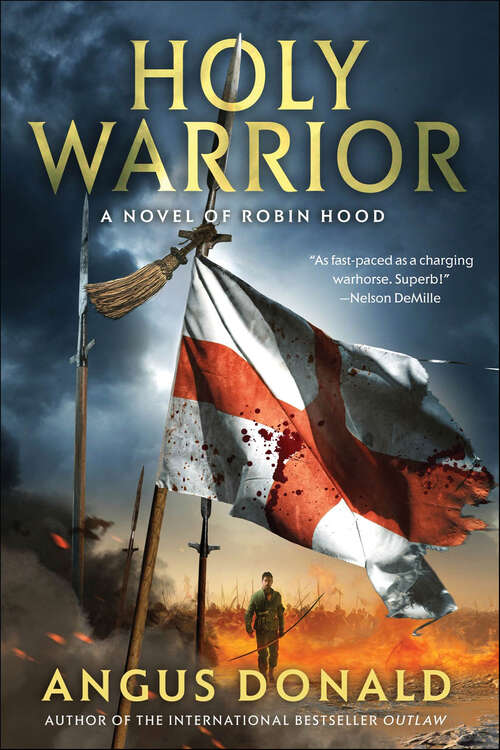 Book cover of Holy Warrior: A Novel of Robin Hood (The Outlaw Chronicles #2)