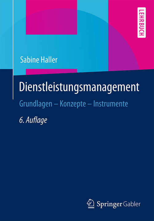 Book cover of Dienstleistungsmanagement
