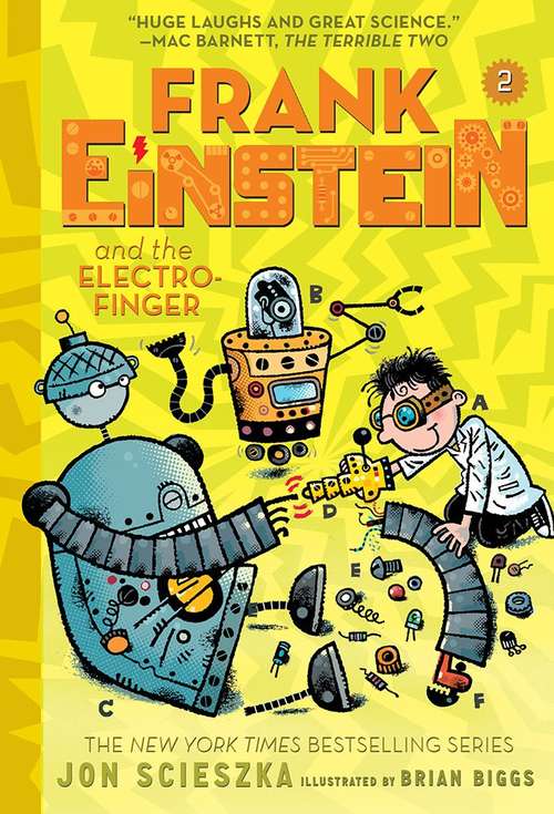 Book cover of Frank Einstein and the Electro-Finger (Frank Einstein #2)
