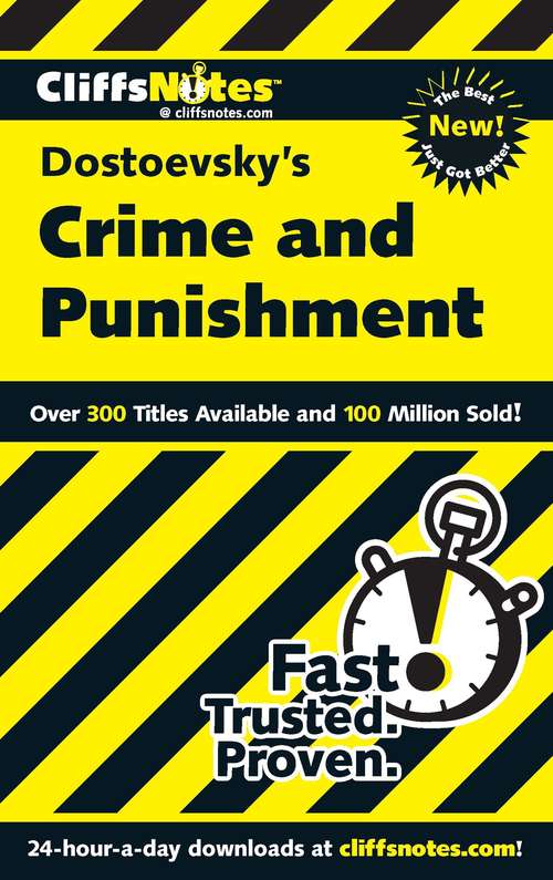 Book cover of CliffsNotes on Dostoevsky's Crime and Punishment