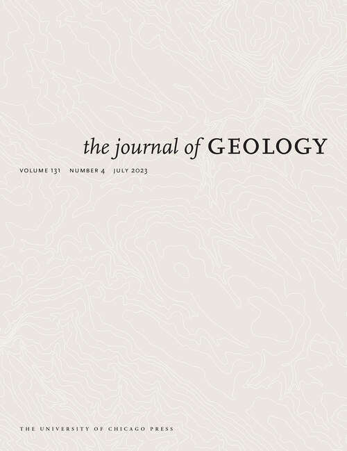 Book cover of The Journal of Geology, volume 131 number 4 (July 2023)