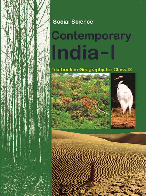 Book cover of Social Science Contemporary India-1 class 9 - NCERT - 23 (Rationalised 2023-2024)