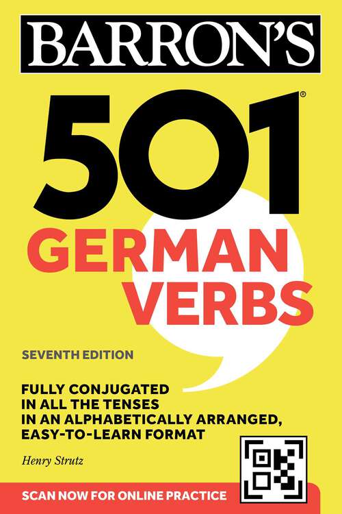 Book cover of 501 German Verbs, Seventh Edition (Seventh Edition) (Barron's 501 Verbs)