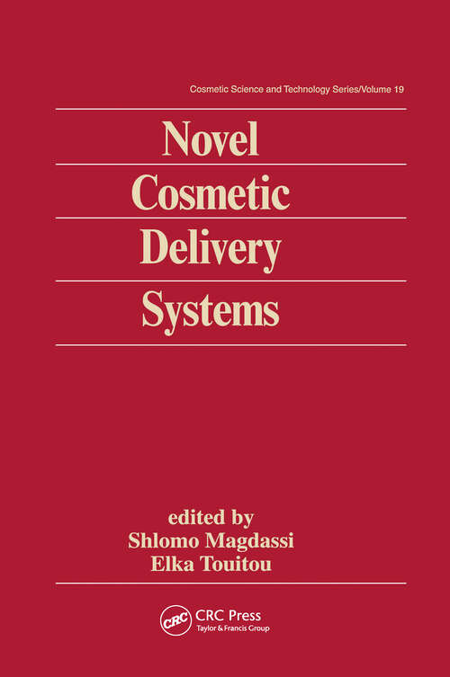 Book cover of Novel Cosmetic Delivery Systems (Cosmetic Science And Technology Ser. #19)