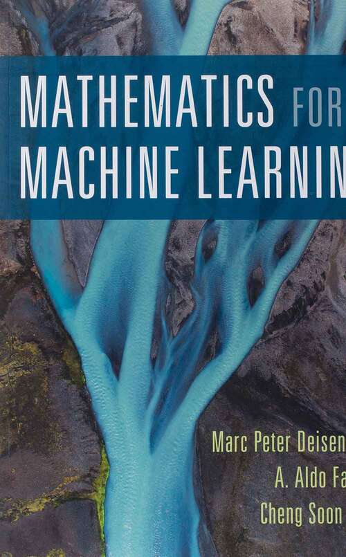 Book cover of Mathematics for Machine Learning