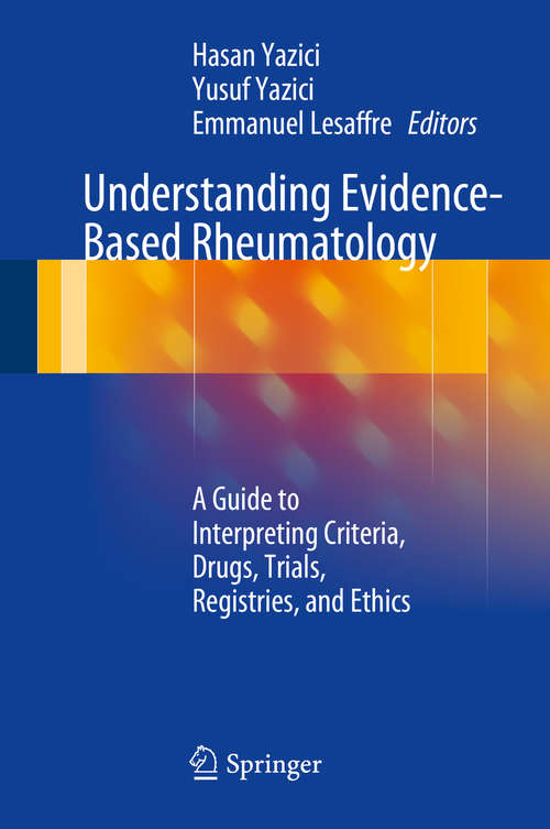 Book cover of Understanding Evidence-Based Rheumatology