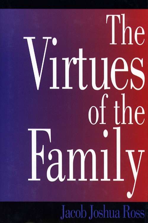 Book cover of Virtues of the Family