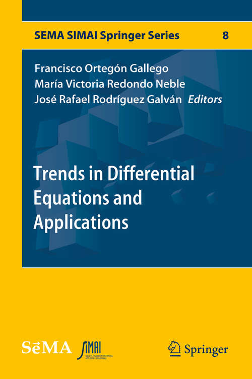 Book cover of Trends in Differential Equations and Applications