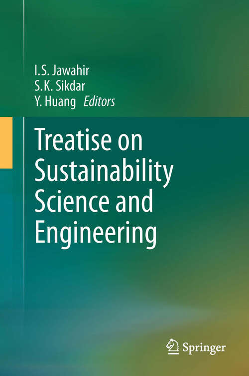 Book cover of Treatise on Sustainability Science and Engineering