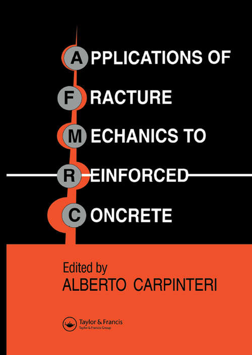 Book cover of Applications of Fracture Mechanics to Reinforced Concrete