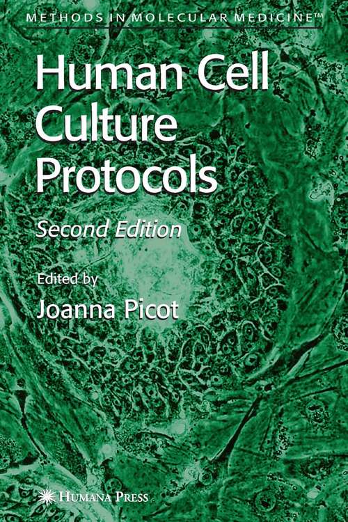 Book cover of Human Cell Culture Protocols