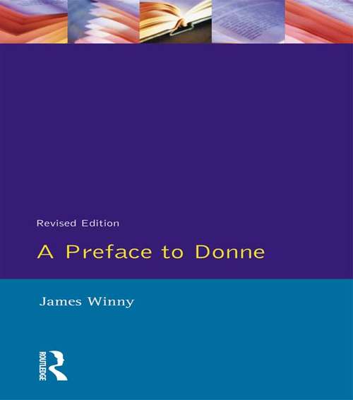 Book cover of A Preface to Donne (2) (Preface Books)