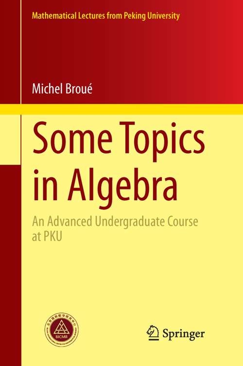 Book cover of Some Topics in Algebra