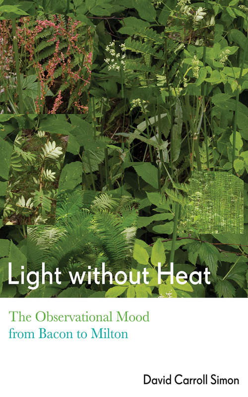 Book cover of Light without Heat: The Observational Mood from Bacon to Milton