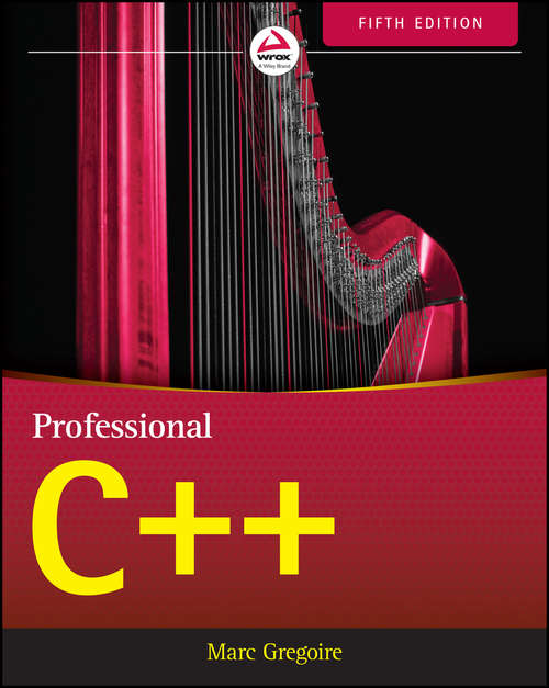 Book cover of Professional C++ (5)