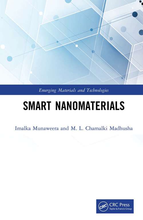 Book cover of Smart Nanomaterials (Emerging Materials and Technologies)