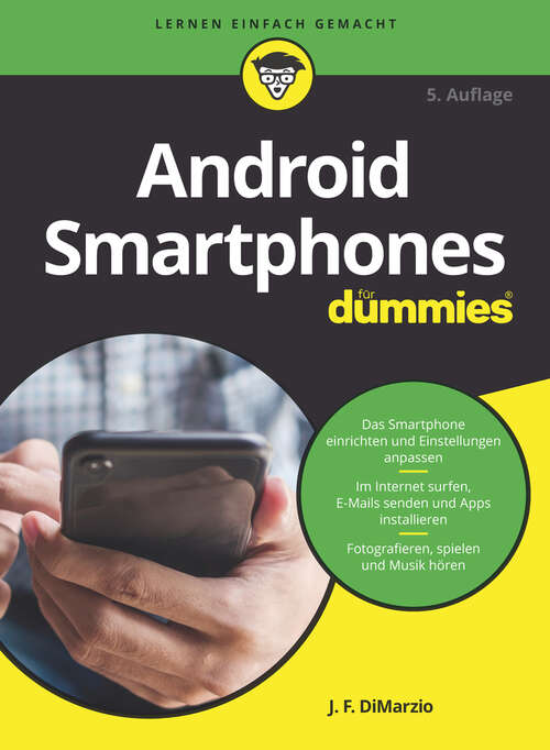 Book cover of Android Smartphones für Dummies (5. Auflage) (Für Dummies)