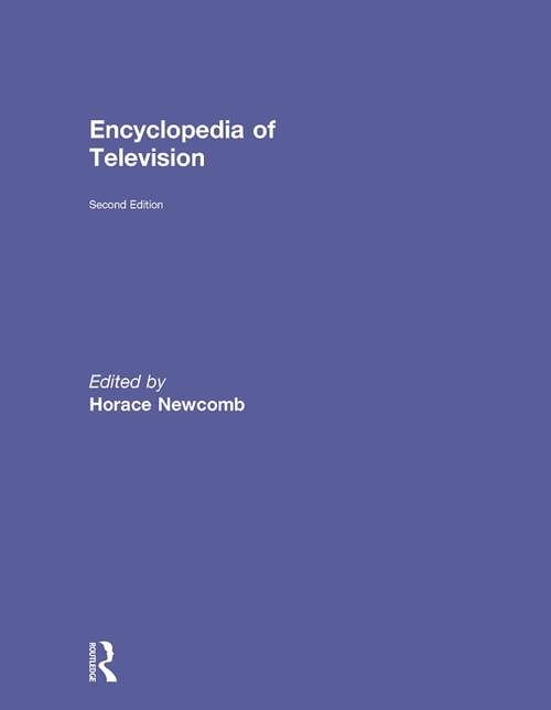 Book cover of Encyclopedia of Television (2)